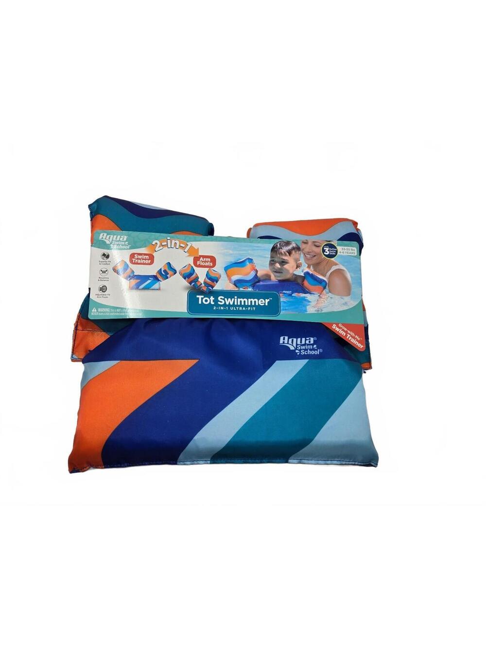 Aqua 2 in 1 Tot Swimmer Orange Blue